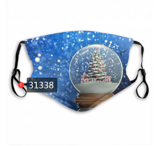 2020 Merry Christmas Dust mask with filter 85